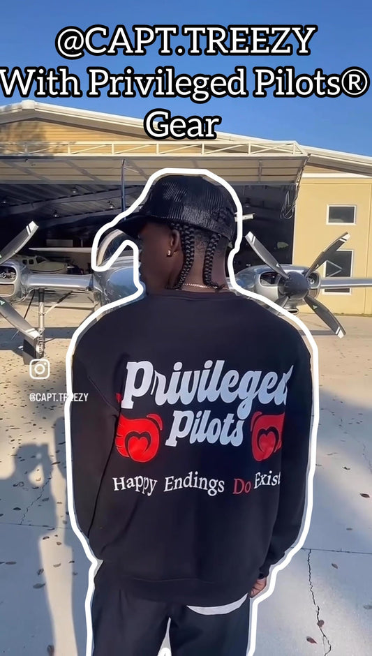 @Capt.treezy with Privileged Pilots® Sweatshirt & Hat