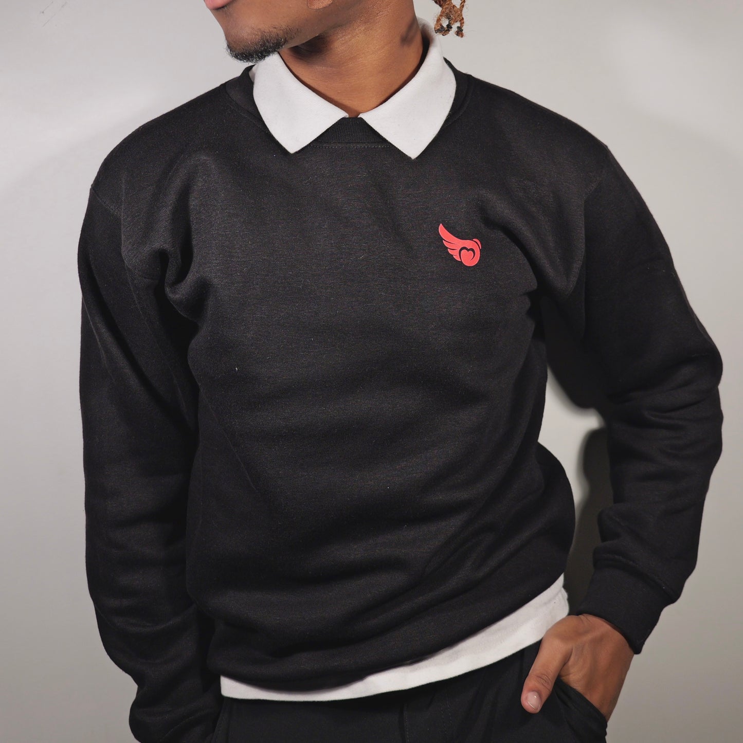 Relaxed Fit Sweatshirt (Simple Wing)