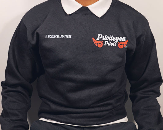 Relaxed Fit Sweatshirt (Privileged Pilots Pocket Logo)