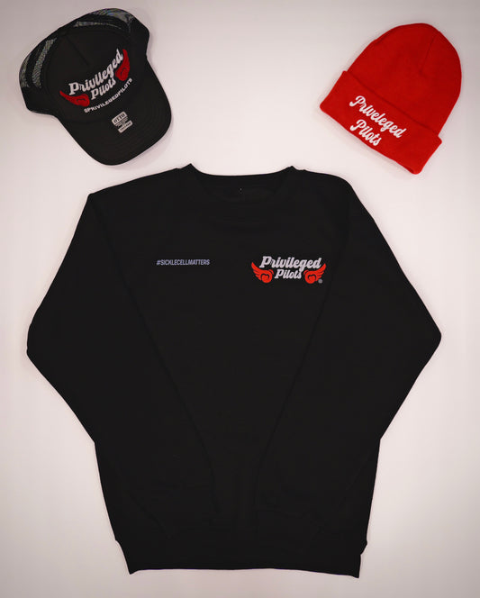Relaxed Fit Sweatshirt (Privileged Pilots Pocket Logo)